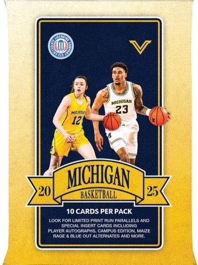 2025-26 Valiant Michigan Mens & Womens Basketball PICK A PLAYER Base/Insert card