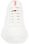 100% AUTHENTIC NEW MEN PRADA AMERICA CUP WHITE SNEAKERS UK 8/US 9 — photo 3