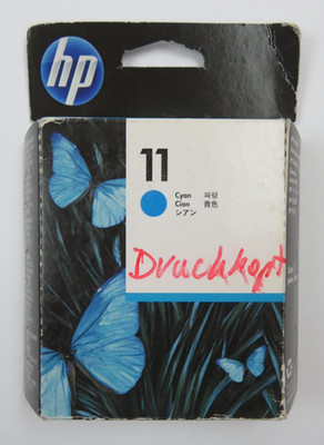 HP 11 Cyan Druckkopf C4811A OVP 2012