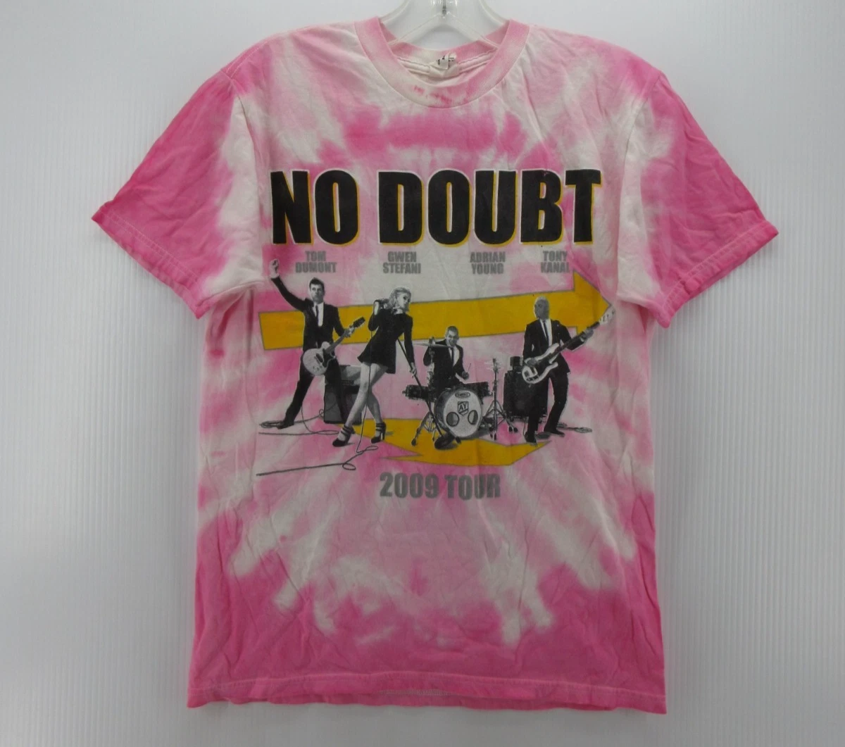 No Doubt Paramore Shirt Men Small Pink 2009 Gren Stefani Tie Dye Concert Tour