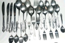 Stanley Roberts Rogers Dream Rose Flatware Lot 27 Pc