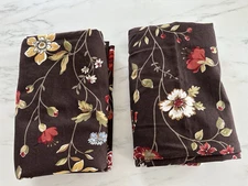 IKEA Arden Ros 57 X 118 Curtain Panels Vintage 1999 Floral Linen New 🌸Rare🌸