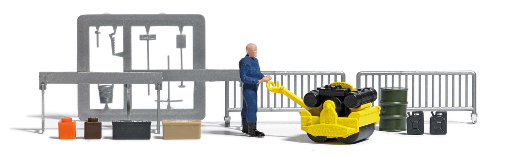 Busch 7805 Tarmac Roller Set HO / OO Gauge