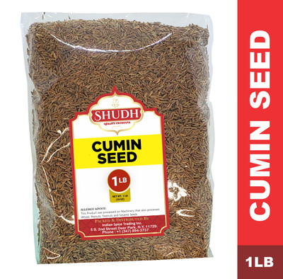 SHUDH CUMIN SEED 1 LB | 16 oz | Jeera Whole All Natural | Gluten Friendly 