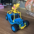 Vintage 1992 GI Joe ARAH Eco Striker Blue Vehicle Near Complete Antennas Custom