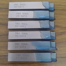 TRI TOOL 99-5473 Severing Tool Bit .100" Wide Burr on drop side LOT OF 6