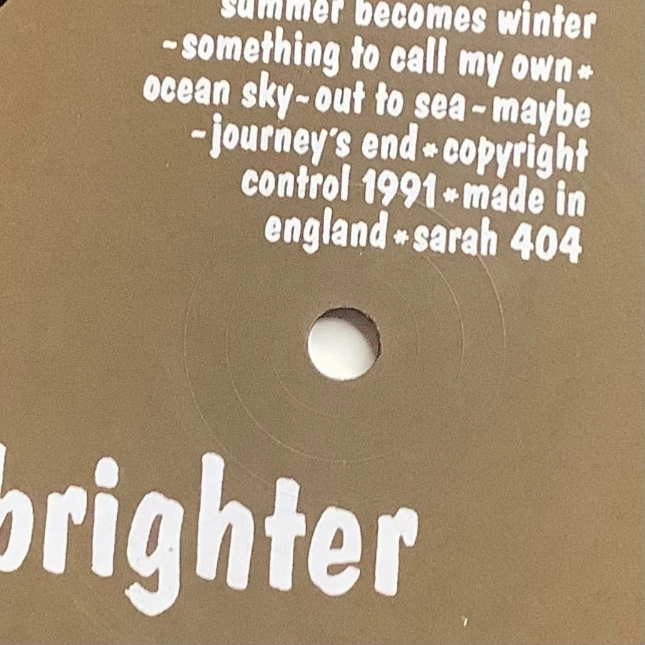 Brighter “laurel” (1991) 10" Mini LP Sarah Records UK Import Indie C86 Shoegazer - Image 4 of 4