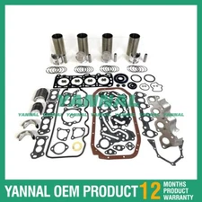 4x 4G33 Overhaul Rebuild Kit With Gasket Set Bearing For Mitsubishi diesel engin