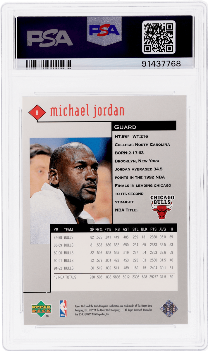 【新品未開封】MICHEL BEDARD マイケル・ベダード 1000 ピース 1998 Black Diamond Michael Jordan #8 PSA 9 | eBay