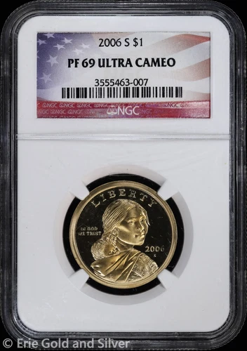 2006-S $1 Proof Sacagawea Native American Dollar NGC PF 69 UC | PR