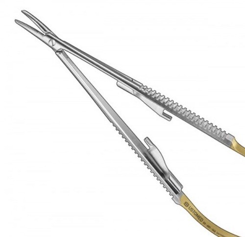 Castroviejo Needle Holder TC 14cm, CVD Dental Surgical Instrument - Picture 2 of 2