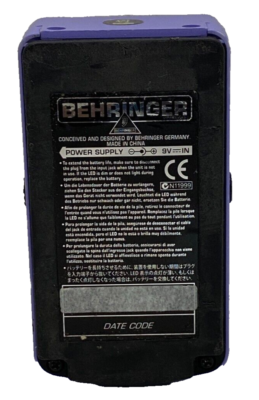 BEHRINGER TO100 TUBE OVERDRIVE Guitar Overdrive Effects