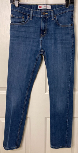 LOT of 2 Levis Boys 510 Skinny Fit Blue Stretch Denim Jeans (Tag Size 16/28x30 ) - Picture 3 of 9