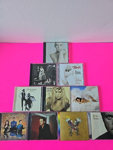 Menge 10 gemischte Pop Rock Musik CDs - Lennox, Duran, Blondie, Fleetwood, Dayne