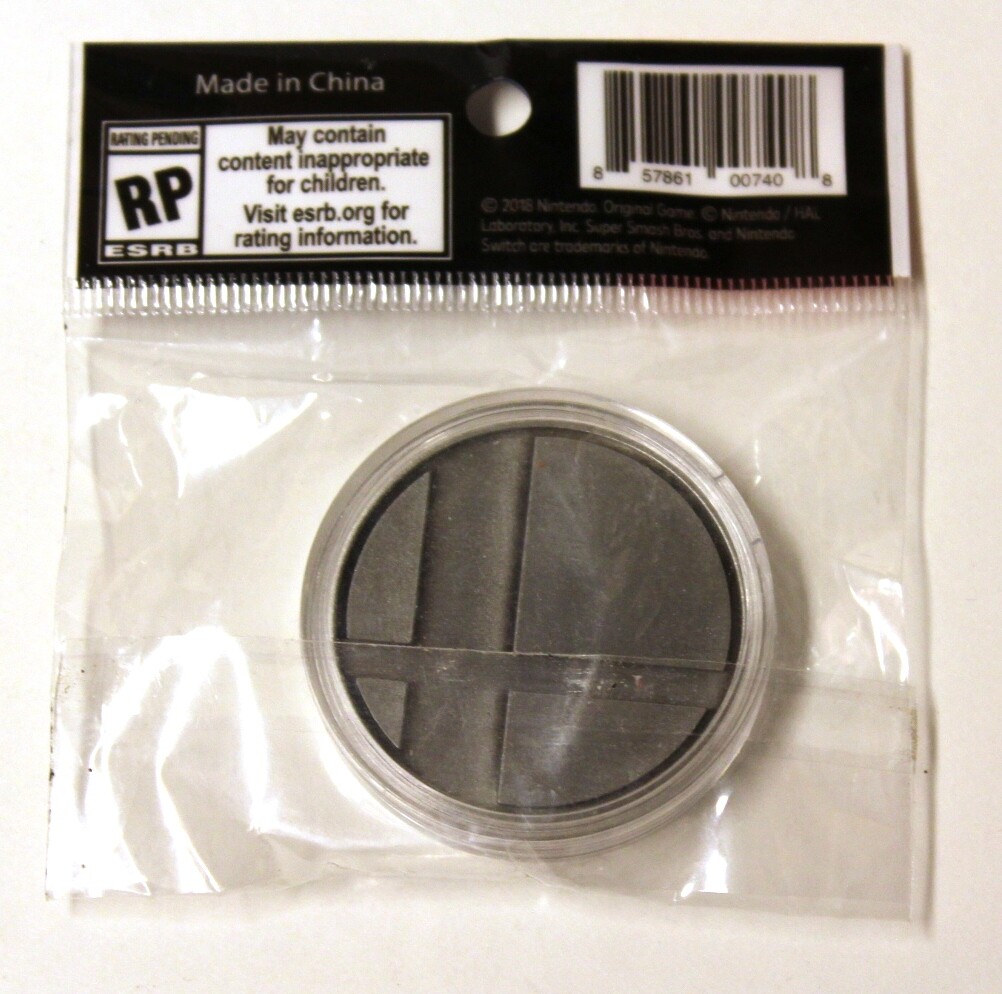 Nintendo Switch Super Smash Bros. Ultimate Metal Collector's Coin