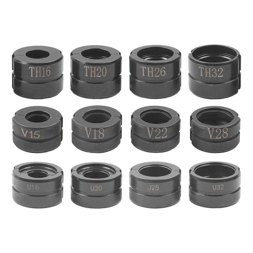 4Stücke Pressbacken für Presszange Rohrpresszange U V TH Kontur Crimpeinsätze DE - Bild 4 von 4