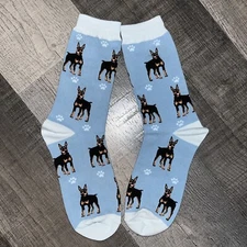PET LOVERS UNISEX DOG LOVERS DOBERMAN NOVELTY DESIGN SOCKS SOCK DADDY