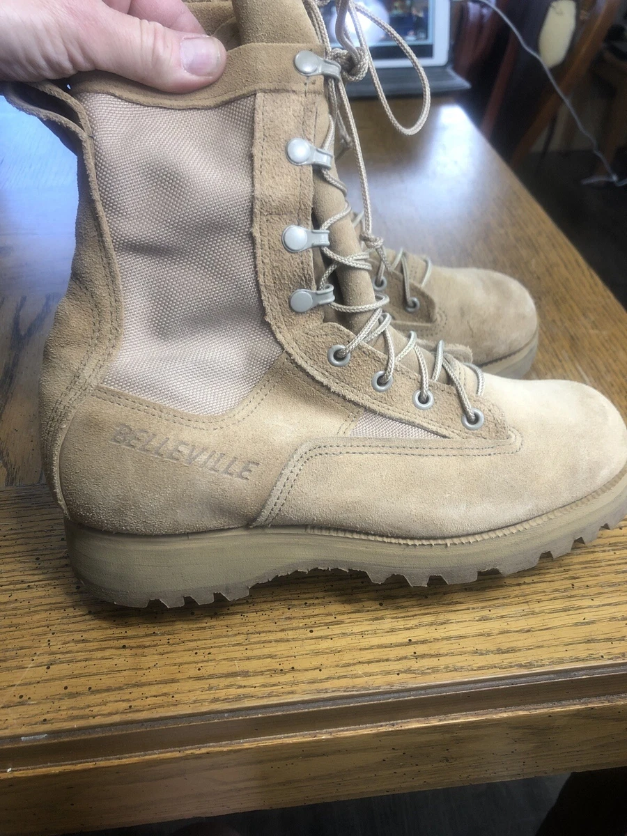 desayuno álbum Lavandería a monedas Belleville Desert Tan Gor-Tex Military Combat Boots #03-D-0322 Size 6W |  eBay