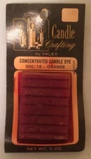 Vintage Candle Crafting by Yaley Orange Concentrated Candle Dye NOS