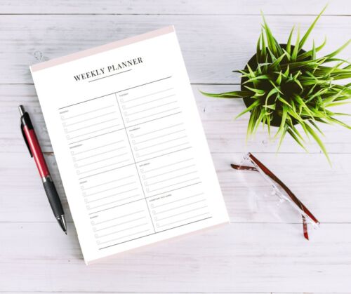 A5 Weekly Planner Pad Notepad Weekly Planner - Picture 13 of 15