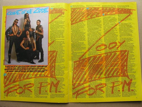 KERRANG 125 July 24 1986 Dave Lee Roth ELP Marillion Rogue Male Zodiac Mindwarp - Picture 8 of 9