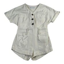Zara Cream Playsuit-Romper size 7