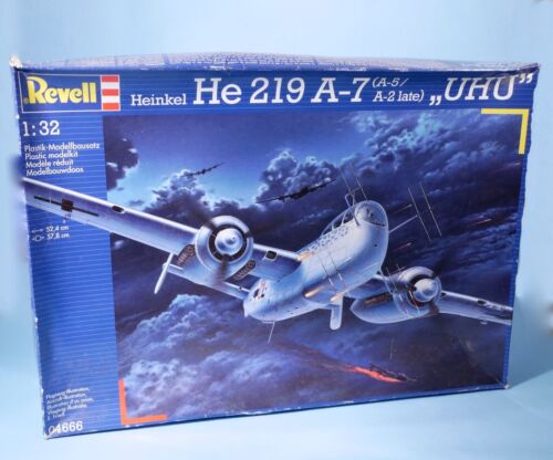 Revell No 04666 Heinkel He 219 A-7 (A-5/A-2 late) "UHU" Maßstab 1:32 Modell *LESEN