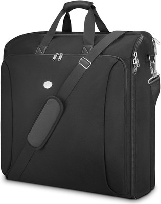 Travel Clothing Bag, Men's and Women's Double Layer Large Suit Bag, (Black)