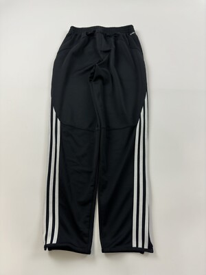 Adidas Sweatpants Boys L Large Black Pants 032824 Track Pant Ankle