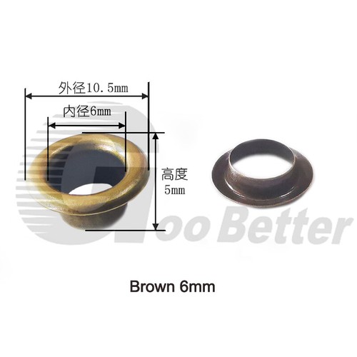 Double Sided Eyelet Washer Leather Craft Repair Grommet 4mm 5mm 6mm 8mm 10mm - Picture 25 of 33