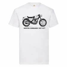 NORTON COMMANDO 1967-1977 Motorcycle T Shirt Small-2XL