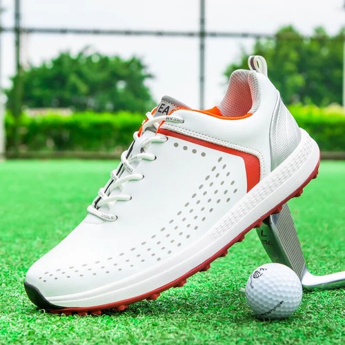 Herren Golf Bequem Walking Turnschuhe Golfer Leicht Walking Flach Schuhe - Bild 29 von 29