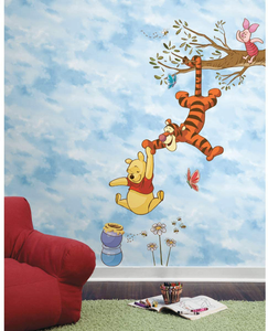 Winnie The Pooh Y Sus Amigos Calcomanias Para Pared De Bebe Cuarto Bebes Ninos Ebay