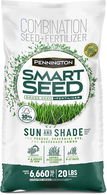 Pennington Smart Seed Sun and Shade Grass Mix 20 lb