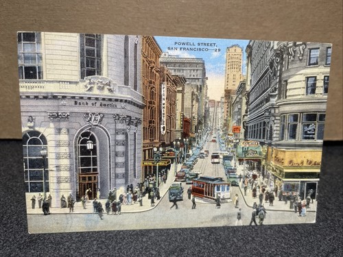 Powell Street San Francisco California Postcard