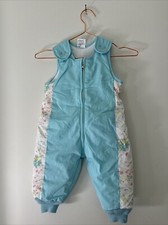 Toddler 2T Vintage 80  s Bibbbed Overall Snow pants Paint Splatter