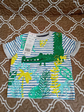 BOYS CROCODILE THEME T-SHIRT - SIZE 6-9 MONTHS - NEW WITH TAGS