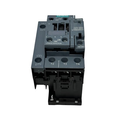 Siemens LEN00C004240B 4-Pole 30A 240V Lighting Contactor Electrically Held