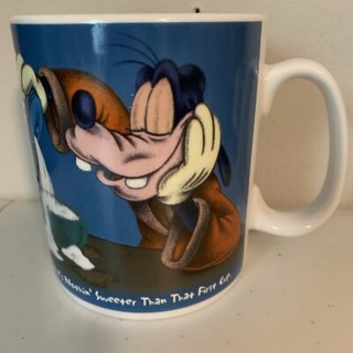 Disney Goofy "Theres nothin sweeter than the first cup" MUG extra large 24oz