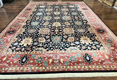 Karastan Rug 8 x 11.7 Williamsburg Kurdish Pattern 559 Wool Pile