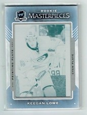 15-16 UD Upper Deck The Cup  Keegan Lowe  1/1  Printing Plate  Rookie  
