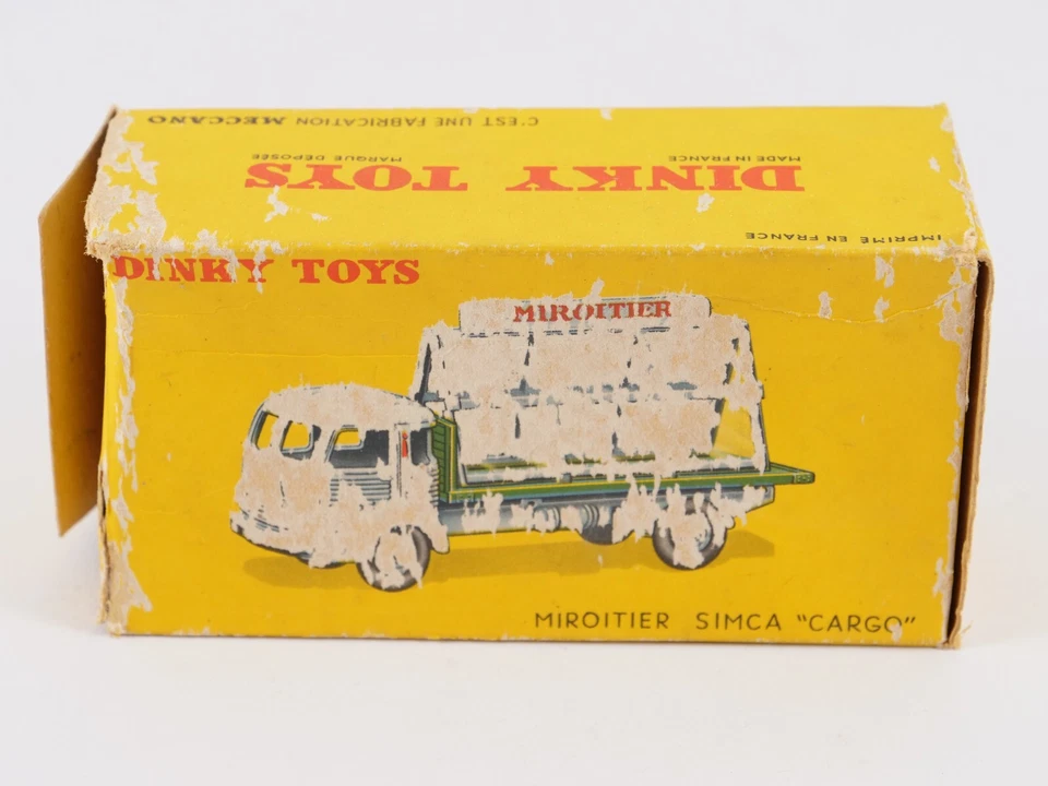 Dinky Toys F Nr. 33 C Lkw Simca Cargo Miroitier Saint Gobain In Box - Bild 2 von 4