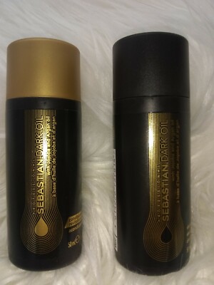 New Sebastian Professional Dark Oil Shampoo Conditioner Duo Travel Sz 1.7oz ea 
