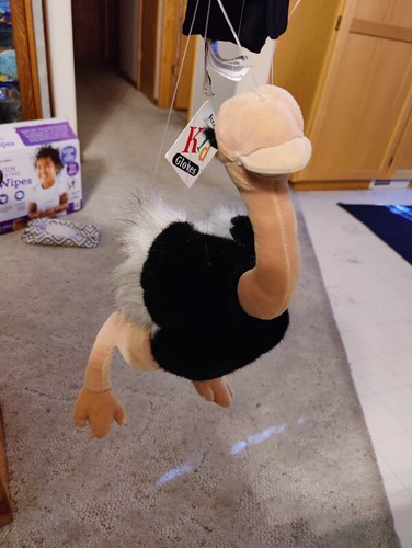 Folkmanis Ostrich Puppet Brand New With Tags Plus Glove Marionettes Kids - Picture 4 of 5