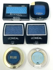 Sealed Lot Blue Eye Shadow Loreal Rimmel Milani Navy Royal