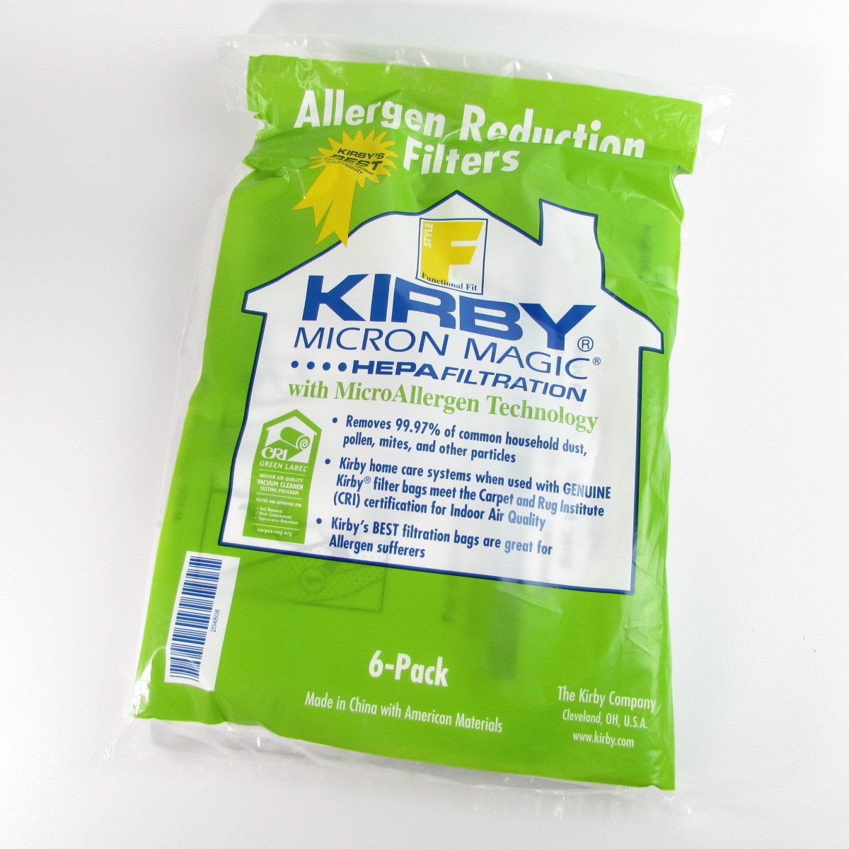 F-Paper Bags Replacement for Kirby, Compatible with Part 204808 and 205808 (6-Pack) F-Paper Bags Replacement for Kirby, Compatible with Part 204808 and 205808 (6-Pack)