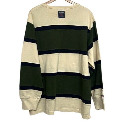 Chemise homme Ralph Lauren taille L polo jeans co. manches longues rayures année 2000 90 - Photo 5 sur 9