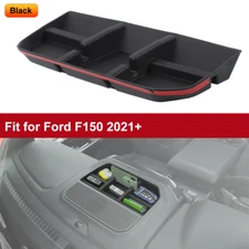 Front Center Control Storage Box Tray Organizer For Ford F150 21+ Black Interior