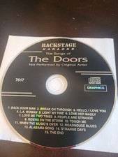 BS7616 THE DOORS   BACKSTAGE KARAOKE CDG DISC