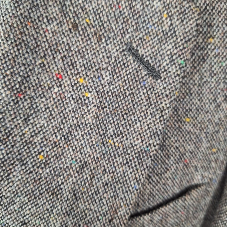 Strathmore Blazer Jacket Mens 40R Brown Tweed Wool - Image 2 of 4